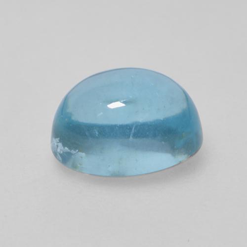 Apatite Bleu clair naturelle Coupe ovale, 1.10 ct, Transparent