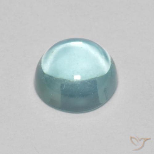 Apatite Bleu-vert léger naturelle Tour, 0.69 ct, Transparent