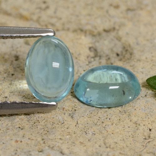 1.70ctw Naturel Ton sarcelle Apatite, ovale, Transparent