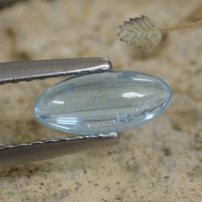 Apatite sarcelle léger naturelle marquise, 0,75 ct, transparent