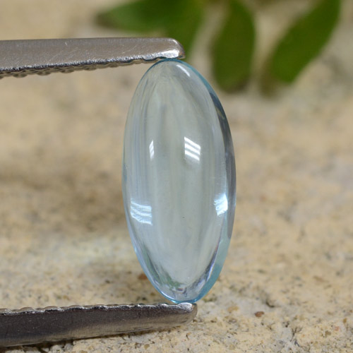 Apatite turquoise naturelle marquise, 0,73 ct, transparent