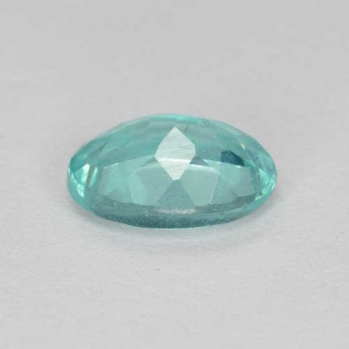 Apatite Bleu-vert intense naturelle Coupe ovale, 0.88 ct, VS