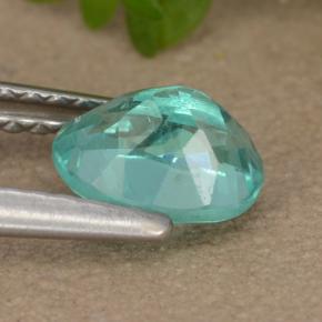 Apatite Vert bleu naturelle Coupe ovale, 0.93 ct, VS