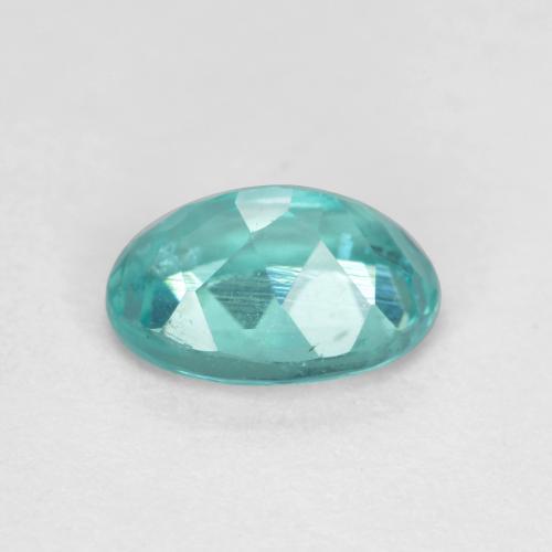 Apatite Bleu vert moyen naturelle Coupe ovale, 0.94 ct, VS
