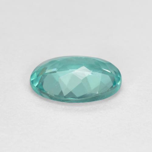 Apatite Bleu vert moyen naturelle Coupe ovale, 1.02 ct, VS