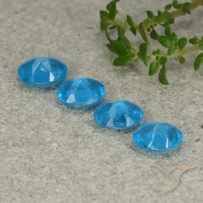 Shop natural 1.28ct Bleu moyen Apatite gems, ovale, from Madagascar at GemSelect. In stock, global shipping!