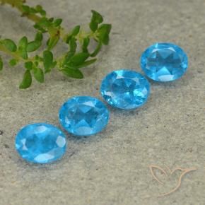 Shop natural 1.40ct Bleu moyen Apatite gems, ovale, from Madagascar at GemSelect. In stock, global shipping!