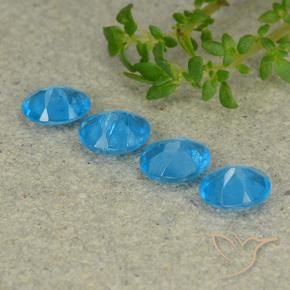 Shop natural 1.28ct Bleu moyen Apatite gems, ovale, from Madagascar at GemSelect. In stock, global shipping!