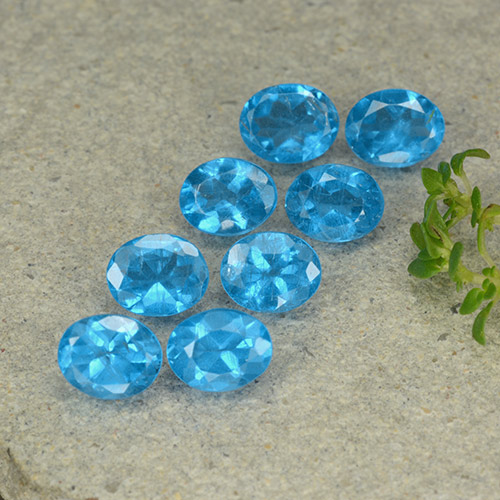 Achetez naturel 2.68ct Bleu Apatite gems, Coupe ovale, En provenance Madagascar chez GemSelect. En stock, livraison internationale!