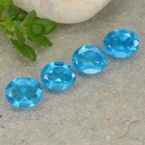 Shop natural 1.44ct Bleu moyen Apatite gems, ovale, from Madagascar at GemSelect. In stock, global shipping!