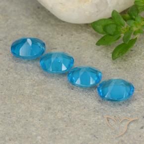 Shop natural 1.44ct Bleu moyen Apatite gems, ovale, from Madagascar at GemSelect. In stock, global shipping!