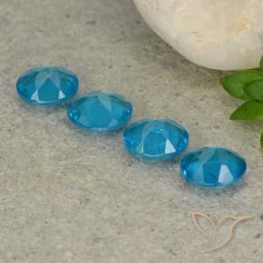Shop natural 1.48ct Bleu moyen Apatite gems, ovale, from Madagascar at GemSelect. In stock, global shipping!