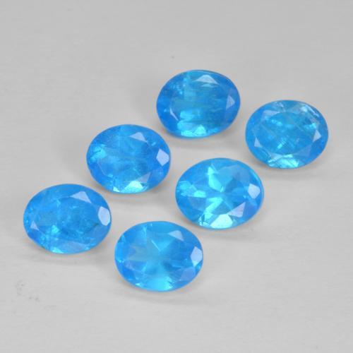 Achetez naturel 2.62ct Azur profond Apatite gems, Coupe ovale, En provenance Madagascar chez GemSelect. En stock, livraison internationale!