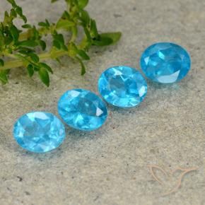 Shop natural 1.57ct Bleu moyen Apatite gems, ovale, from Madagascar at GemSelect. In stock, global shipping!