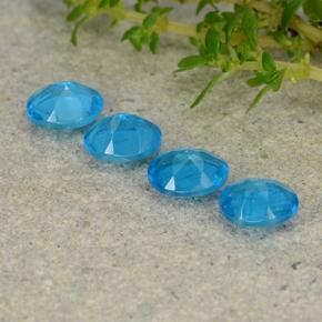 Achetez naturel 1,44ct bleue apatite gems, coupe ovale, en provenance madagascar chez gemselect. en stock, livraison internationale!