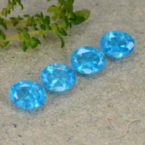 Shop natural 1.37ct Bleu moyen Apatite gems, ovale, from Madagascar at GemSelect. In stock, global shipping!