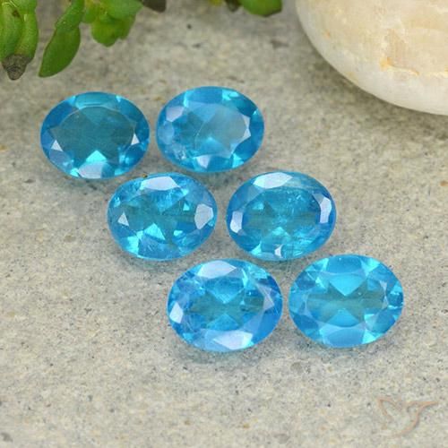 Shop natural 2.10ct Bleu électrique Apatite gems, ovale, from Madagascar at GemSelect. In stock, global shipping!