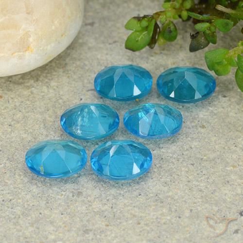 Shop natural 2.10ct Bleu électrique Apatite gems, ovale, from Madagascar at GemSelect. In stock, global shipping!