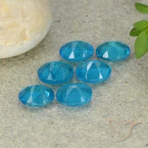 Shop natural 2.18ct Bleu aquatique profond Apatite gems, ovale, from Madagascar at GemSelect. In stock, global shipping!