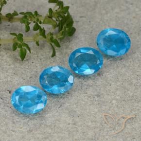 Shop natural 1.32ct Bleu aquatique profond Apatite gems, ovale, from Madagascar at GemSelect. In stock, global shipping!