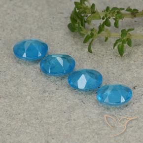 Shop natural 1.32ct Bleu aquatique profond Apatite gems, ovale, from Madagascar at GemSelect. In stock, global shipping!