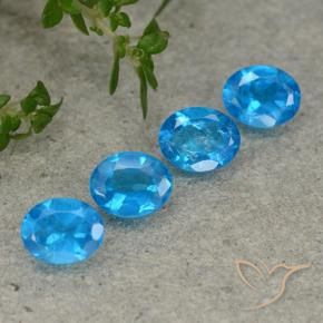 Shop natural 1.53ct Bleu moyen Apatite gems, ovale, from Madagascar at GemSelect. In stock, global shipping!