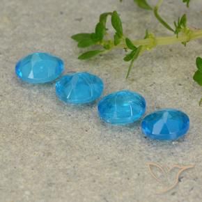 Shop natural 1.58ct Bleu aquatique profond Apatite gems, ovale, from Madagascar at GemSelect. In stock, global shipping!