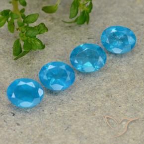 Shop natural 1.38ct Bleu électrique Apatite gems, ovale, from Madagascar at GemSelect. In stock, global shipping!