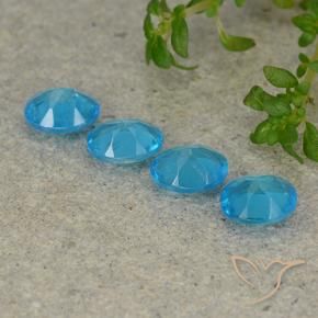 Shop natural 1.39ct Bleu aquatique profond Apatite gems, ovale, from Madagascar at GemSelect. In stock, global shipping!