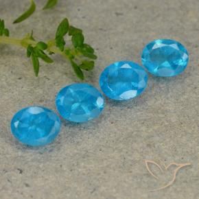 Shop natural 1.54ct Bleu moyen Apatite gems, ovale, from Madagascar at GemSelect. In stock, global shipping!