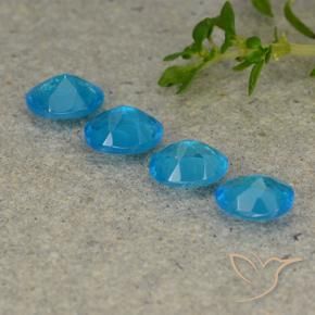 Shop natural 1.40ct Bleu électrique Apatite gems, ovale, from Madagascar at GemSelect. In stock, global shipping!