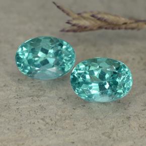 Achetez naturel 2.30ct Vert bleu Apatite gems, Coupe ovale, En provenance Madagascar chez GemSelect. En stock, livraison internationale!