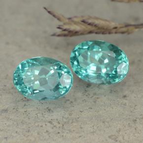 Achetez naturel 2.30ct Vert bleu Apatite gems, Coupe ovale, En provenance Madagascar chez GemSelect. En stock, livraison internationale!