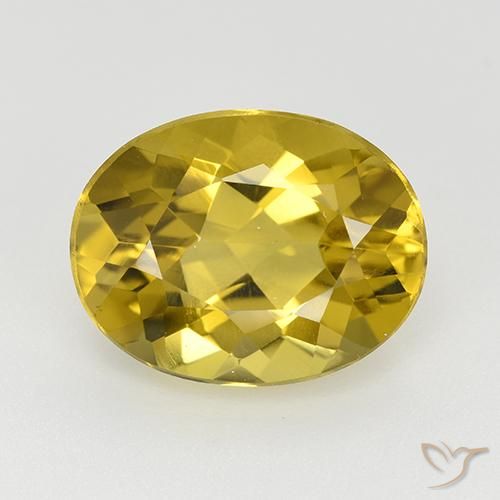 4.90ct Naturel Doré jaunâtre Apatite, ovale, VVS-VS