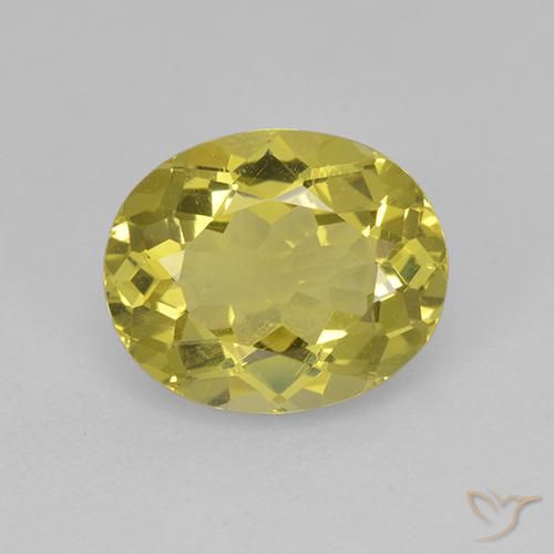 2.37ct Naturel Jaune pâle Apatite, ovale, VS