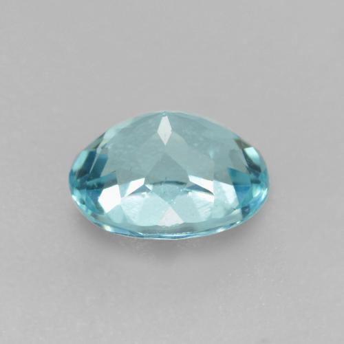 Apatite Bleu aquatique naturelle Coupe ovale, 0.57 ct, VS-SI