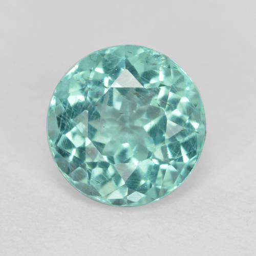 Apatite Bleu vert naturelle Coupe roude, 0.58 ct, SI