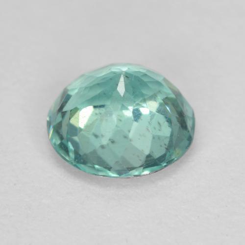 Apatite Bleu vert naturelle Coupe roude, 0.58 ct, SI