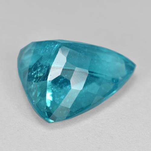 Apatite turquoise naturelle trillion, 4,81 ct, SI