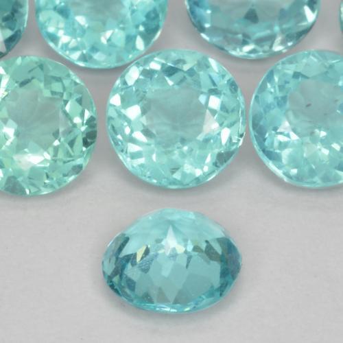 Apatite Bleu vert moyen naturelle Tour, 0.48 ct, VS-SI