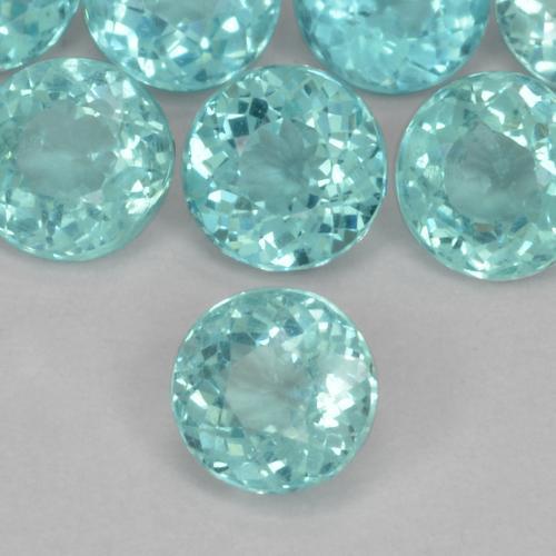 Apatite Bleu vert moyen naturelle Tour, 0.42 ct, VS-SI