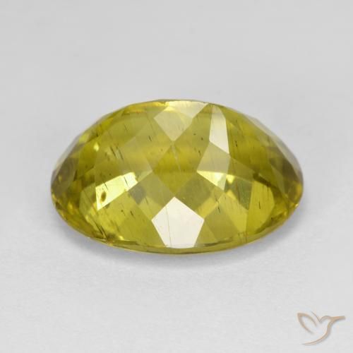 Apatite Medium Golden Brown naturelle ovale, 11.46 ct, VS