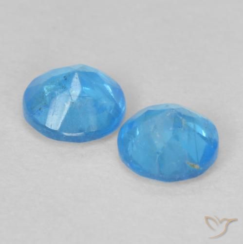 Shop natural 0.37ct Bleu bébé profond Apatite gems, Tour, from Madagascar at GemSelect. In stock, global shipping!