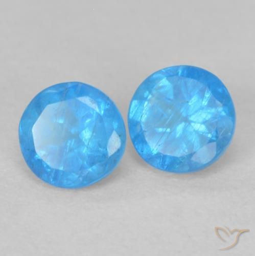 Shop natural 0.38ct Bleu bébé profond Apatite gems, Tour, from Madagascar at GemSelect. In stock, global shipping!