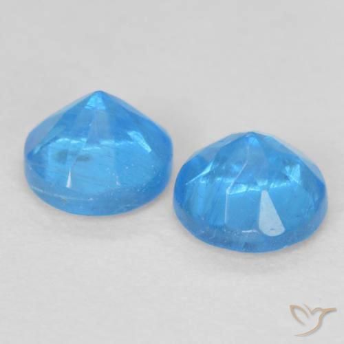 Shop natural 0.40ct Bleu bébé profond Apatite gems, Tour, from Madagascar at GemSelect. In stock, global shipping!