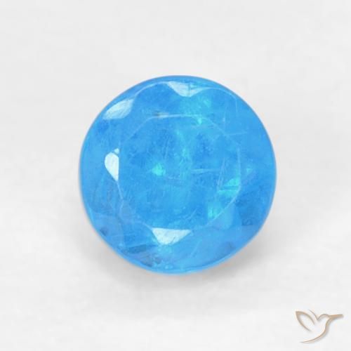 0.22ct Naturel Bleu bébé Apatite, Tour, VS