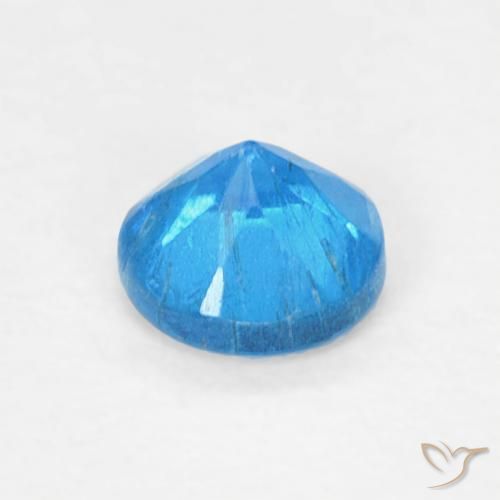 Apatite Azur profond naturelle Tour, 0.19 ct, VS