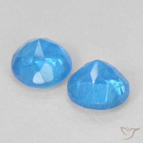 Shop natural 0.38ct Bleu azur intense Apatite gems, Tour, from Madagascar at GemSelect. In stock, global shipping!