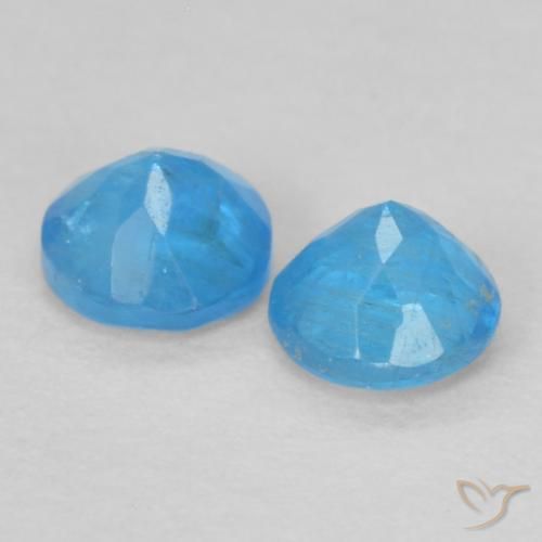 Shop natural 0.38ct Bleu azur intense Apatite gems, Tour, from Madagascar at GemSelect. In stock, global shipping!