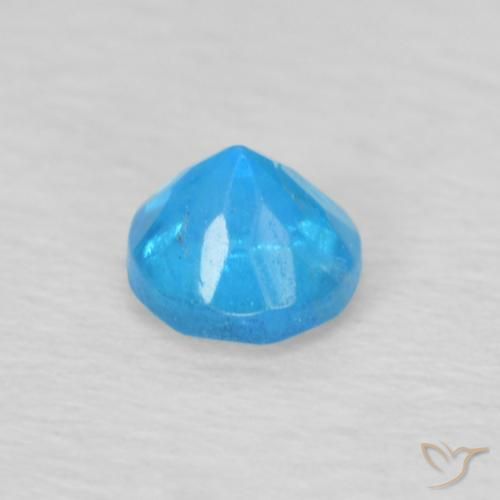 Apatite Bleu moyen naturelle Tour, 0.24 ct, VS